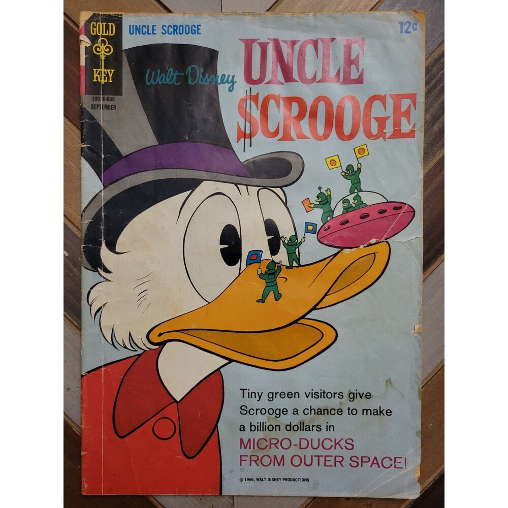 Disney's Uncle Scrooge #65 (Gold Key 1966) By CARL BARKS! Gyro Gearloose (3.0)